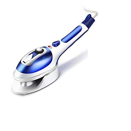 Plancha Vertical Vapor 800w portátil vaporizador portátil hogar y el Recorrido de la Tela Vapor Calentamiento rápido del Hierro de Vapor (Color : Blue)