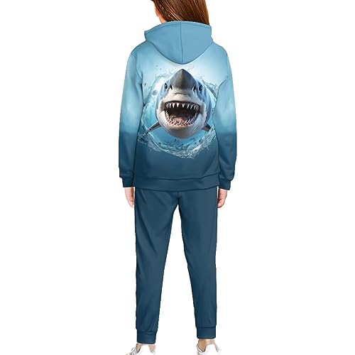 ZFRXIGN Cute Hoodies and Sweatpants Girls Boys Tracksuit 4-12 Years Hoodie Pants Set Activewear Pullover Sweatshirt2