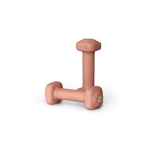 Tone Fitness Neoprene Dumbbell Weight Pairs with Anti-Roll Square Head | Multiple Options
