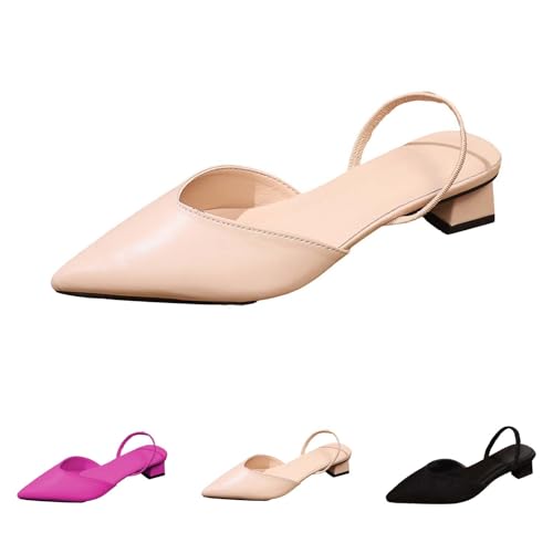 Sandales pour femme avec talon pointu, escarpins à bride plates pour femme, chaussures d'été respirantes, talons chatons, sandales élégantes et tendance,...