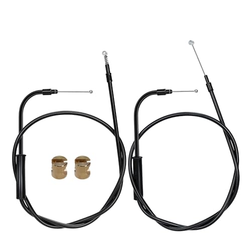 Câble de ralenti tressé en acier pour voyager serein en moto Electra Glide et Touring