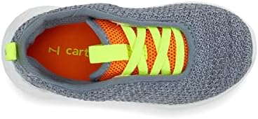 carter's Boy's Rushy Athletic Sneaker, Grey, 9 Toddler | Image 4