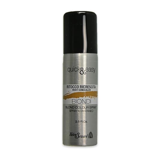 Quick & Easy - Laca para retocar, color rubio en spray instantáneo, 75 ml