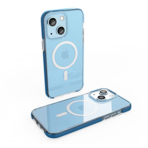 Image of Vaku Luxos Guard MagPro for iPhone 14 Cover Case, 10 Feet Drop Protection, Shockproof, Scratch Resistant, Slim, Thin Compatible with MagSafe iPhone 14 Back Cover - Dark Blue