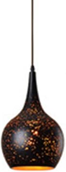 PEYNIR 1 Lights Ceiling Pendant Lighting Fixture Side Emitting Design Pendant Lamp Metal Lampshade Hanging Lights E27/E26 Retro Industrial Chandelier for Farmhouse, Kitchen Island, Dining Room