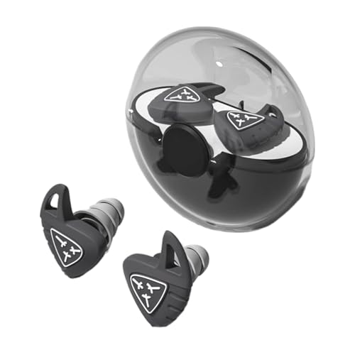 Tapones para los oídos con cancelación de ruido, de silicona suave, reutilizables, tapones para los oídos para dormir, para ronquidos, estudio, viajes, aviones, conciertos, motocicleta