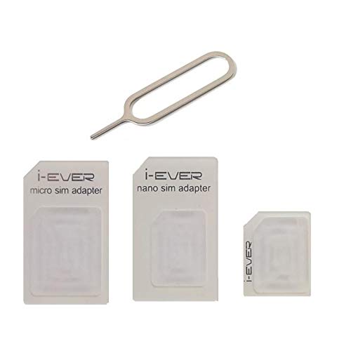 Adaptateur de Carte sim 3 en 1 pour Micro et Nano sim 3 Lots