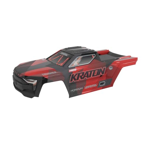 ARRMA Mini KRATON Body (Black/Red), ARA-2652