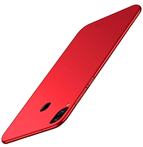 MSVII SPL 360 Degree Full Body Covered Matte Finish Protective PC Hard Back Cover for Samsung Galaxy A30 (Red)