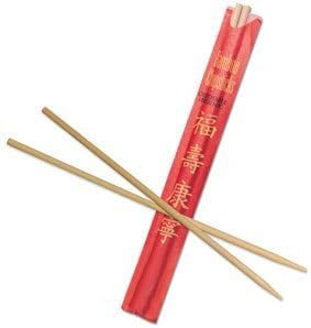 RG Paper Premium Disposable Bamboo Chopsticks Sleeved and Seperated 25
