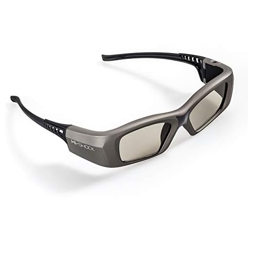 Hi-SHOCK RF Pro Oxid Diamond | 3D Active Glasses for FullHD/HDR / 4k EPSON Projector Powerlite Home Cinema 2000, 2030, 2040, 2045, 3000, 3500, 3600e, 4030UB, 5020, 750HD | Rechargeable