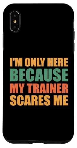 面白いジムトレーニングTシャツ レディース メンズ ワークアウト フィットネス スマホケース iPhone XS Max 用