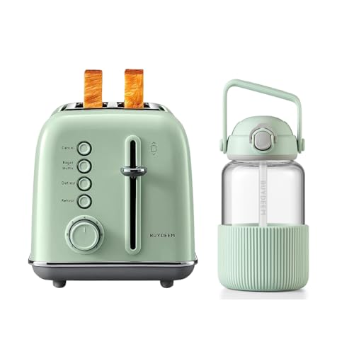 BUYDEEM K640 Tetera Eléctrica 1.7L Verde Retro miniatura 1