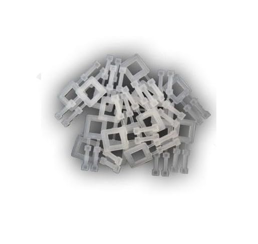 Confezione da 1200 fibbie in plastica per sigillare con la reggia da 15mm e da 12mm