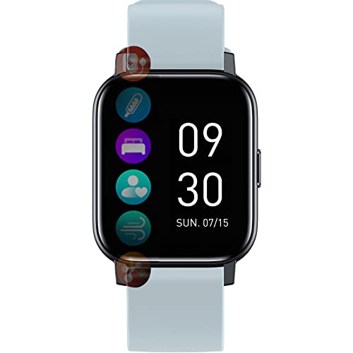 LBSI Uhr Damen Smartwatch mit Whatsapp Snapchat, 16 Sportmodi IP68 Wasserdicht Heart Rate Monitoring Gesundheitsmanagement Mehrsprachig Kompatibel mit Android IOS Cover