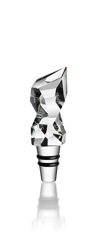 Orrefors Carat Wine Bottle Stopper, Tokyo, Clear