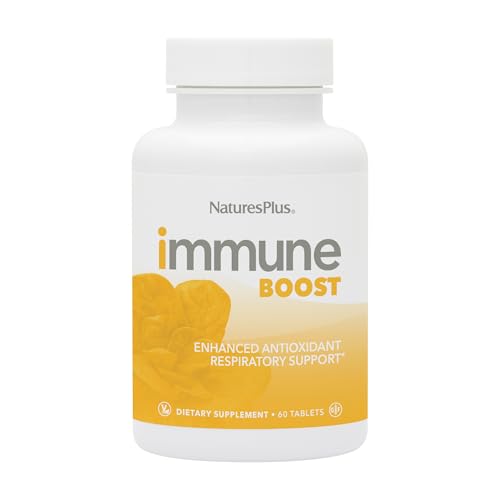 NaturesPlus Immune Boost - Complete Antioxidant Blend of Vitamin A, C, D, Zinc, Selenium, and More - Immune and Collagen Support- Vegetarian, Gluten Free - 60 Tablets