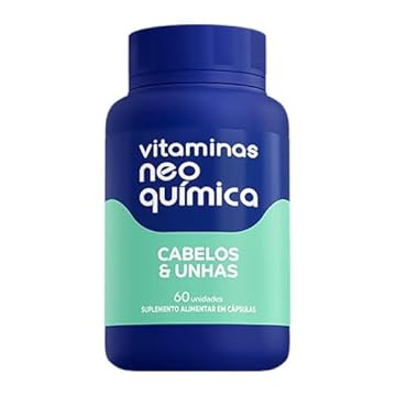 Suplemento Alimentar Cabelos e Unhas Vitaminas Neo Química 60 cápsulas