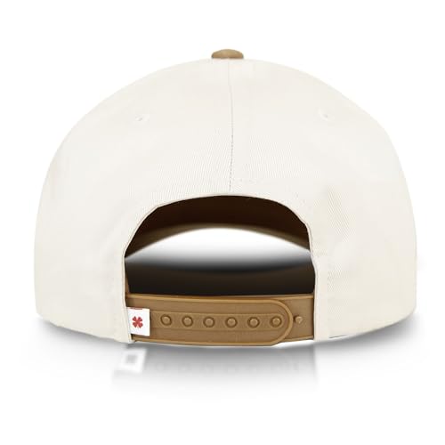 Image of Lucky Brand Snapback Hat | Adjustable | Baseball Cap | Retro | American Heritage | 5 Panel Design | Cotton Canvas