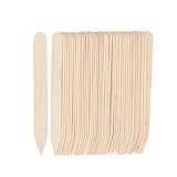 Esschert Design Garten Basics Etiketten Beige aus Holz 15 cm - 40er Pack
