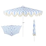 Half Umbrella Classic Scalloped Fringe