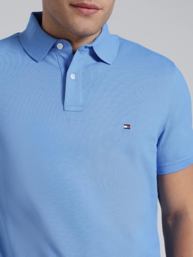 Image of Tommy Hilfiger Solid Regular fit Cotton Polo t-Shirt