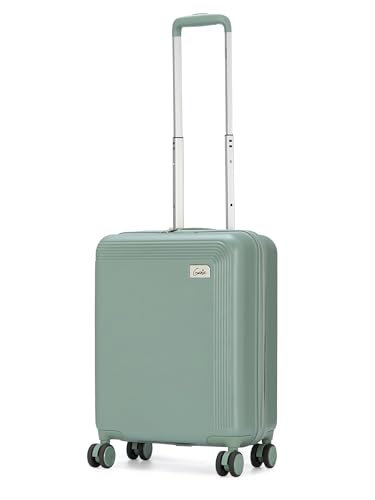 Image of Genie Rhythm Hard Luggage with Organized Interiors and Dual Wheels - Cabin - Forrest Whisper
