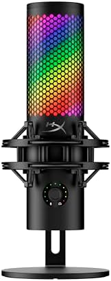 HyperX QuadCast 2 S – USB Microphone, with RGB Lighting, Streamin...
