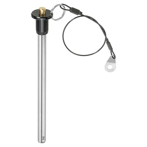 Goupille de verrouillage à boule en inox 304 supérieur avec câble de sécurité PATIKIL