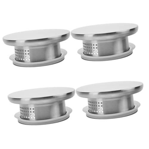 MUCKLILY 4pcs Stainless Steel Kettle Lid for Jug Reusable Water Pitcher Caps Cold Water Jug Lids