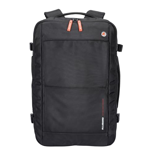 ALLABARD Mochila a Vácuo Expansível – 50L a 60L Para Notebook de viagem – Com Saco a Vácuo – Preto
