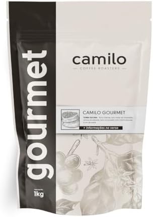 Café Camilo Gourmet 1 kg em grãos – 100% Arábica, torra escura co...