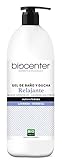 Gel de ducha Ecológico certificado por BIOCOSMESI Suolo e Salute y certificado Vegano por VEGAN ATTITUDE. Botella Ecofriendly con plástico reciclado (min 50%).