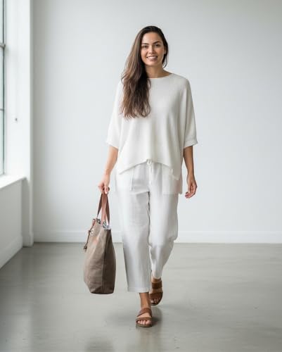 Image of The House of tara Distressed Finish Canvas Tote Handbag | Tassel Embellished | Magnetic Closure & Internal Zip Pocket Shoulder Bag | For College, Office and Daily Use | For Women
