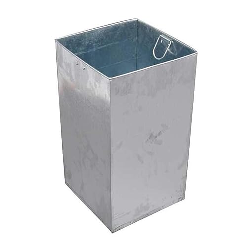 Durable Stainless Steel Trash Can with Built-in Ashtray - Stylish Waste Bin for Hotels, Gardens, Outdoor Spaces, and Patios - Weather-Resistant Design