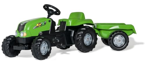 Rolly Toys Schneider 01 216 9 - Trettraktor mit Anhänger rollyKid 142 cm
