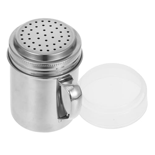 VALICLUD Saupoudreuse à Sucre Acier Inoxydable avec Précis pour Poudre Sel Sucre Glace Cuisine et Pâtisserie