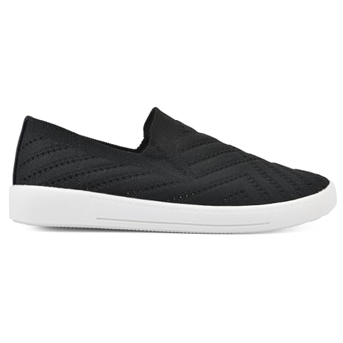 WHITE MOUNTAIN Women's Upbear Woven Knit Sneaker3