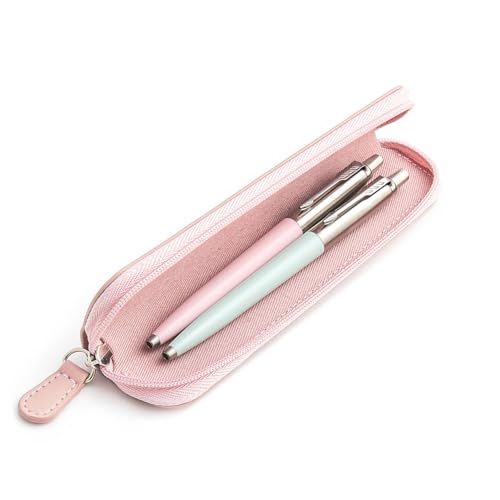 Parker Jotter Originals   Bolígrafo azul ártico pastel y rosa bebé, juego con estuche rosa
