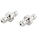 TAODAN 2PCS 8x8mm 304 Stainless Steel Double Male Quick-Disconnect Coupling Adaptor for PCP Paintball Airsoft Air Gun Tool, Air Fill Station Tool Fittings, Universal Fill Nipple