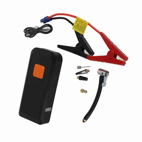 aqxreight Démarreur de Saut avec Compresseur d'air 1000A Peaks Booster de Batterie Automobile avec Lumière LED Fonction de Banque d'alimentation Gonfleur de Pneu Numérique (#1)