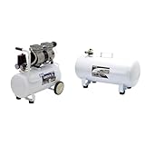 高儀(Takagi) 静音オイルレス エアーコンプレッサー 25L ACP-25SLB&EARTH MAN スペアタンク 25L ATK-25A【セット買い】