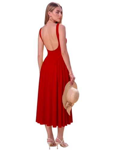 Image of Solid Fit and Flared Round Neck Gown for Women's & Girl's