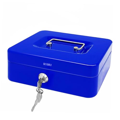Reviews de Cajas para Dinero Walmart los 5 más buscados. 46 Caja Efectivo De Seguridad Metalica Con Llave Ahorros Negocio (AZUL)