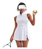 Photo Gallery sppeoukj abiti da tennis da donna abito da tennis da donna, abito sportivo da golf da tennis 2 in 1, abito fitness da donna con colletto a polo senza maniche per tennis(white,l) Photo Gallery sppeoukj abiti da tennis da donna abito da tennis da donna, abito sportivo da golf da tennis 2 in 1, abito fitness da donna con colletto a polo senza maniche per tennis(white,l)