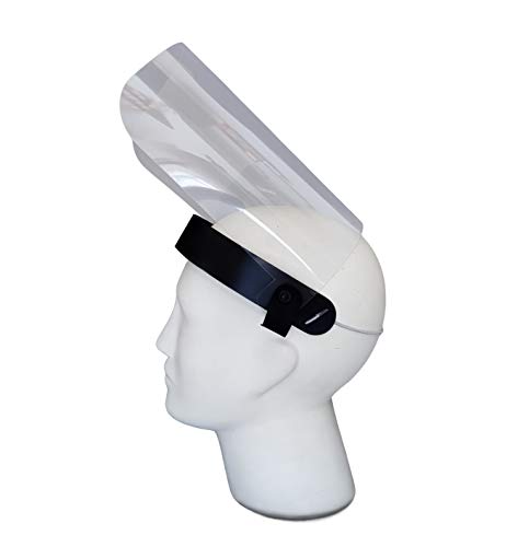 FUN FAN LINE - Packung x2 Schutzmasken, Kunststoffmasken, Gesichtsschutzschilde, transparente Sicherheitsgesichtsschutzschilde Cover