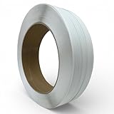 Umreifungsband 12 mm x 0,8 mm – 2300 m Rolle – 160 kg (1600 N) Reißfestigkeit – Kern 406 mm – PP Verpackungsband für Palettensicherung, Kartonumreifung & Transportsicherung