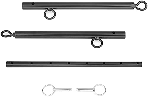 PENJOY Edelstahl verstellbare Pilates Spreizstange Set Sporthilfe Training Yoga Fitness Ausrüstung…