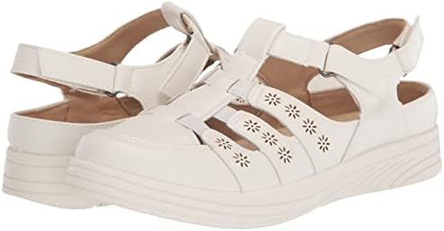 Easy Street Women's Rozene Mary Jane Flat, White, 10 Wide | Image 6