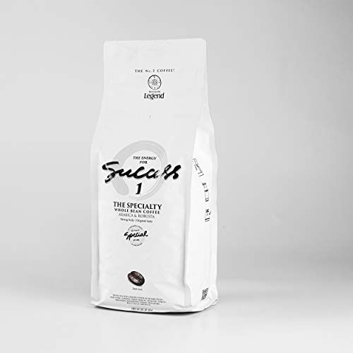 Image of TRUNG NGUYEN LEGEND Coffee Bean Legend Success 1, 35.27 Oz Bag, Dark Roast, Original Taste, Robusta & Arabica Vietnamese Energy Coffee Beans - Specialized for Ice Coffee
